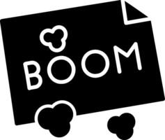 Boom Vector Icon