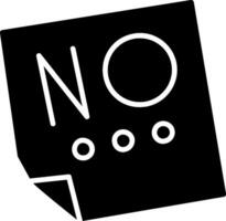 Say No Vector Icon