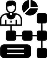 Hierarchical Structure Vector Icon