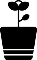 Flower Pot Vector Icon