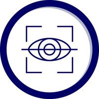 Retinal Scanner Vector Icon