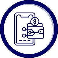 Digital Wallet Vector Icon
