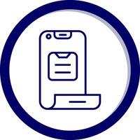 Folding Phone Vector Icon