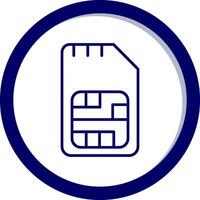 Sim Card Vector Icon