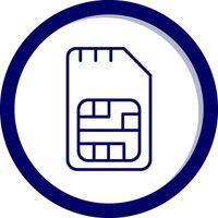 Sim Card Vector Icon