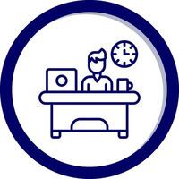Workaholic Vector Icon