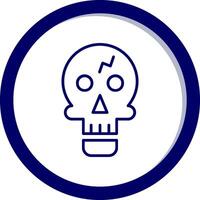 Skull Island Vector Icon