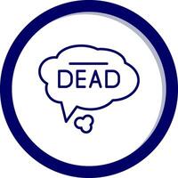 Dead Vector Icon