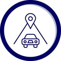 icono de vector de carretera