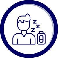 Tired Vector Icon