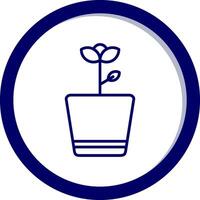 Flower Pot Vector Icon