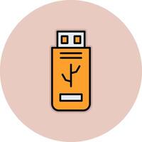 Flash Disk Vector Icon