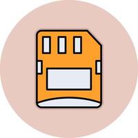 Micro sd card Vector Icon