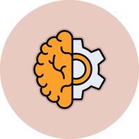 icono de vector de cerebro