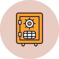 Safe Box Vector Icon