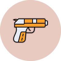 icono de vector de pistola