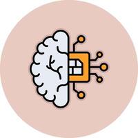 Artificial Intelligence Vector Icon