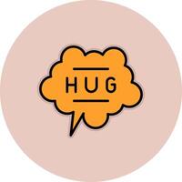 Hug Vector Icon