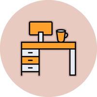 Desk Vector Icon