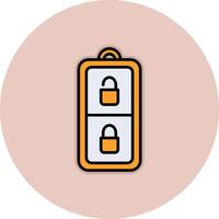 Car Key Vector Icon