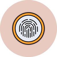 Fingerprint Vector Icon