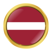 Letonia bandera circulo forma png