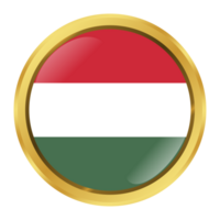 Hungría bandera circulo forma png