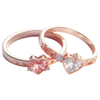 Beautiful ring with gem decoration png