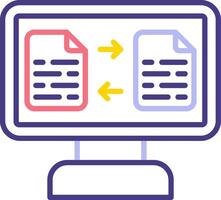 File Transfer Vector Icon