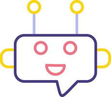Robot Chat Vector Icon