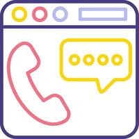 Phone Chat Vector Icon