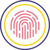 Fingerprint Vector Icon