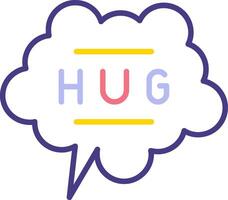 Hug Vector Icon