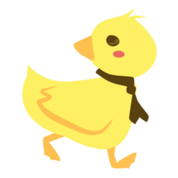 pato amarelo fofo png