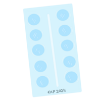 paquete de pastillas png