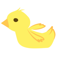 süße gelbe Ente png