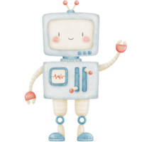 Cute Robots futuristic clipart PNG