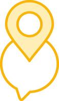 Chat Pin Vector Icon
