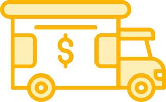 Bank Truck Vector Icon