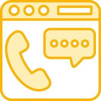 Phone Chat Vector Icon