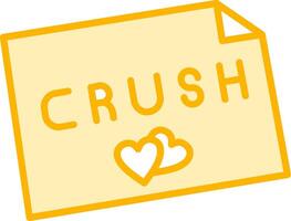 Crush Vector Icon