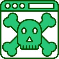 icono de vector de malware