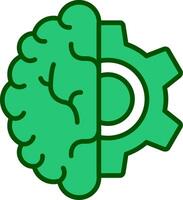 icono de vector de cerebro