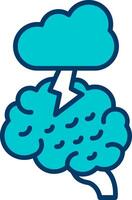 icono de vector de lluvia de ideas