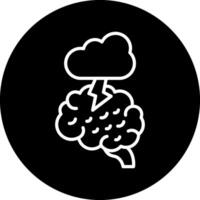 icono de vector de lluvia de ideas