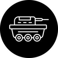 icono de vector de tanque