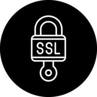 icono de vector de ssl