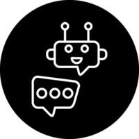 Robot Chat Vector Icon