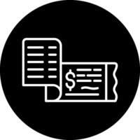 Cheque Vector Icon