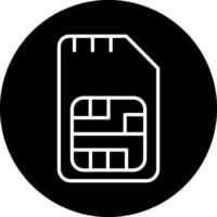 Sim Card Vector Icon